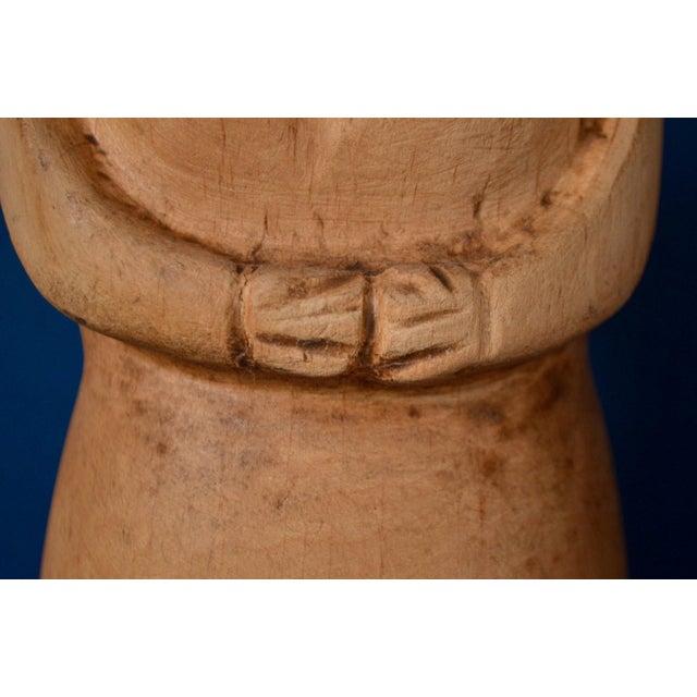 Art Brut Style Wooden Sculptures, Italy, 1970s, Set of 2 For Sale - Image 10 of 12