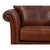 English Rolled Arm Leather Sofa in Chestnut Brown For Sale - Image 4 of 9