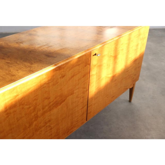 Brown Vintage Sideboard, Sweden, 1960s For Sale - Image 8 of 12