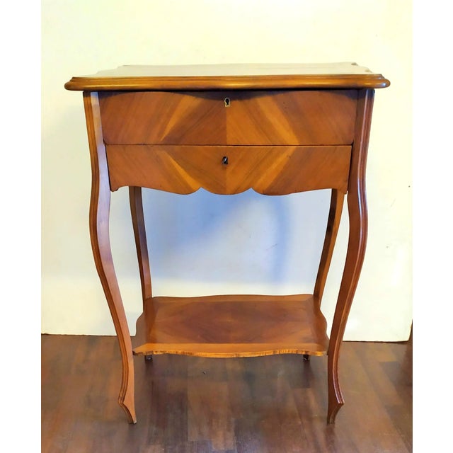 Brown Italian Sewing Cabinet, 1900s For Sale - Image 8 of 8