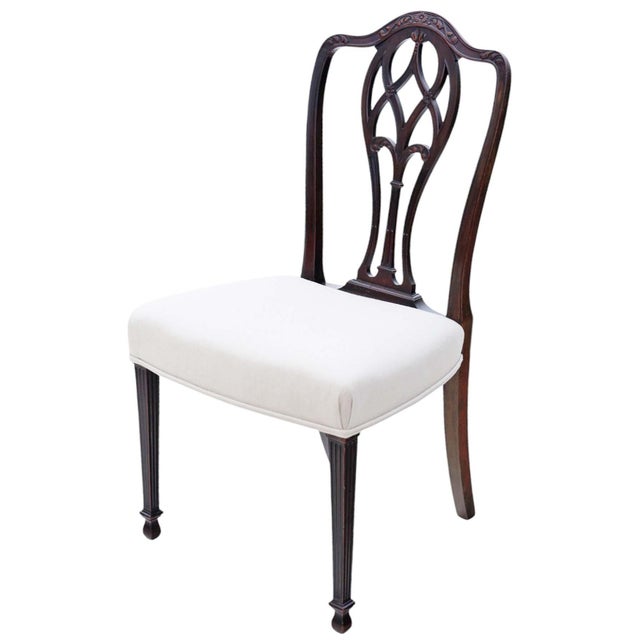 1900 - 1909 Antique Mahogany Dining Chairs, 1900s, Set of 12 For Sale - Image 5 of 11