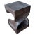 Sculptural Side Table Hand-Crafted From Solid Suar Wood Modern Organic For Sale - Image 6 of 8