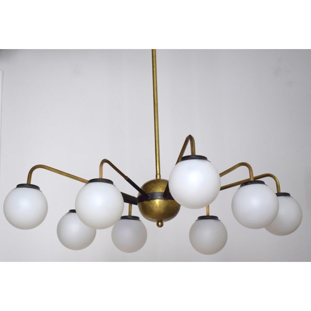 Italian Sputnik Chandelier with Adjustable Arms from Stilnovo, 1950s For Sale - Image 6 of 17