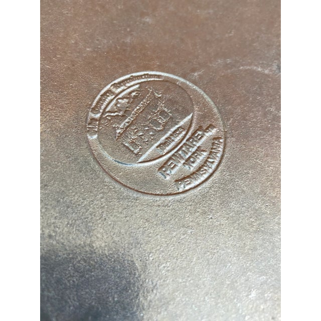 Silver Mid 20th Century Coastal Regency Scallop Shell Pewter Serving Tray For Sale - Image 8 of 10