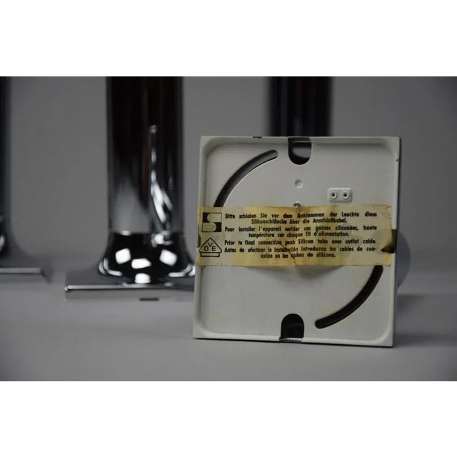 6 Never used Staff ceiling lights designed by Rolf Krüger in very good condition. There are three different heights : 12cm...