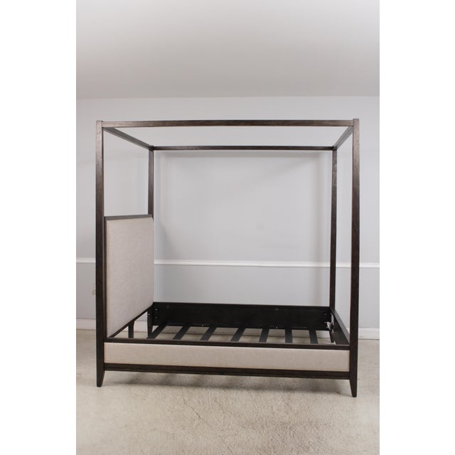 Restoration Hardware Restoration Hardware King Size Upholstered Bed For Sale - Image 4 of 18