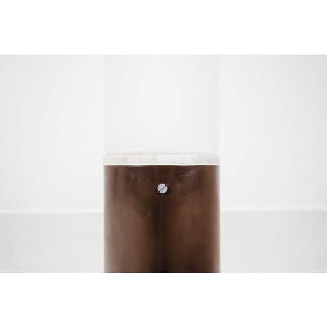 Space Age Floor Lamp in Glass and Metal from Temde Leuchten, Switzerland, 1960s For Sale - Image 4 of 14