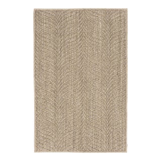 Dash & Albert by Annie Selke Wave Natural Woven Sisal Rug, 7' 6" x 9' 6" For Sale