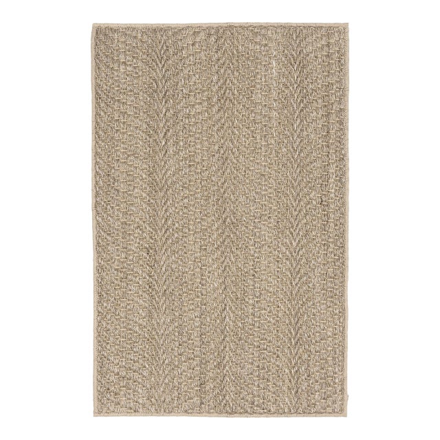 Dash & Albert by Annie Selke Wave Natural Woven Sisal Rug, 7' 6" x 9' 6" For Sale