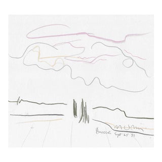 1993 Norbert Voelkel Belgian Modern Landscape For Sale