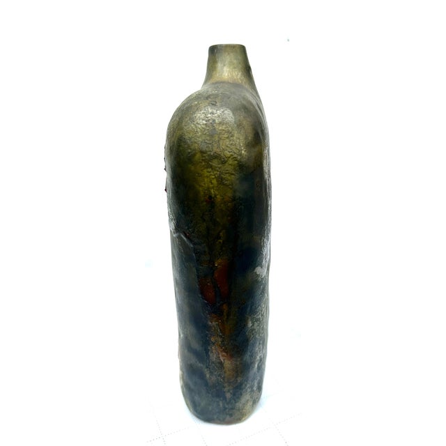 1960s Mid Century Modern Italian Fantoni Raymor Cityscape Vase For Sale - Image 5 of 7