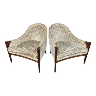 Mid 20th Century Pair of Mid-Century Modern Armchairs For Sale
