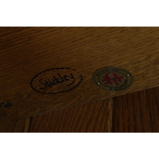 Stickley Mission Oak Arts &Crafts 2 Door Bookcase For Sale - Image 17 of 18