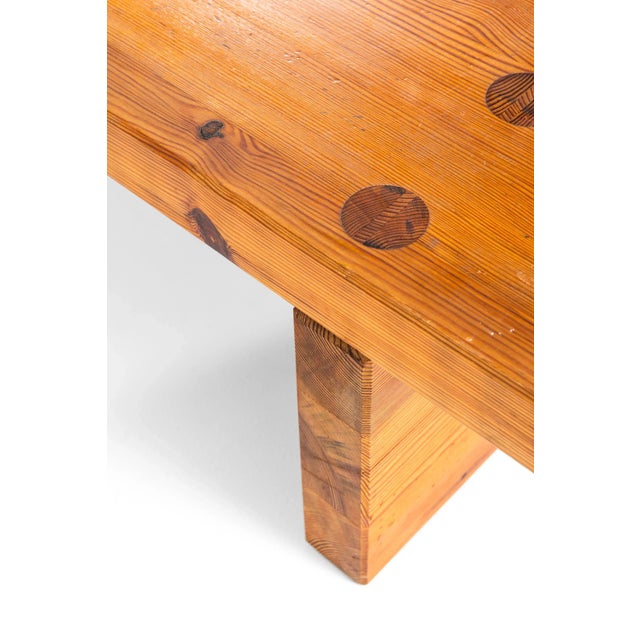 Swedish Pine Bench by Roland Wilhelmsson for Karl Andersson & Söner For Sale - Image 3 of 7