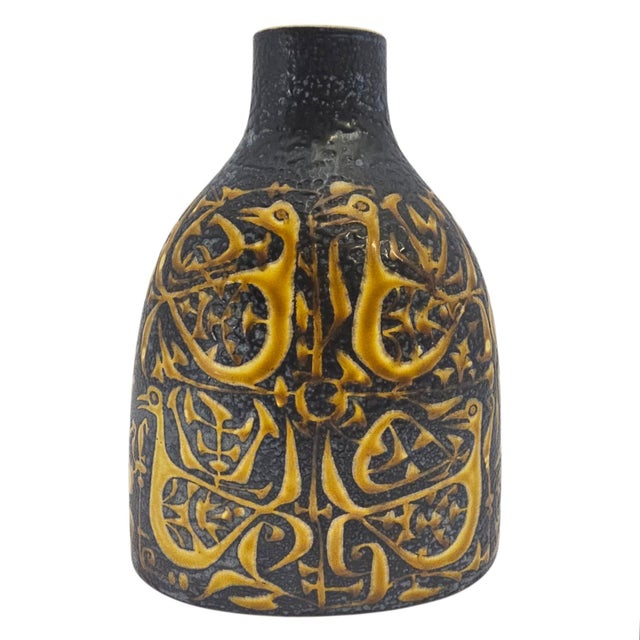 Nils Thorsson Nils Thorsson for Aluminia Baca 714/3223 Bird Vase, Denmark, Circa 1965 For Sale - Image 4 of 12