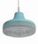 Mid-Century Modern Mid-Century Modern Blue Pendant Lamp, Germany, 1970s For Sale - Image 3 of 5