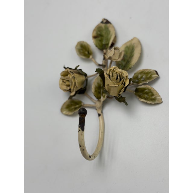 Vintage Tole Wall Hook For Sale In Charleston - Image 6 of 7