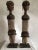 1990s Wood & Shells Beaded Namji Dolls On Wood Bases - A Pair For Sale - Image 4 of 9