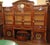 Late 19th Century 19th Century Mahogany French Empire Cabinet Bookcase With Cellarette and Clock For Sale - Image 5 of 16