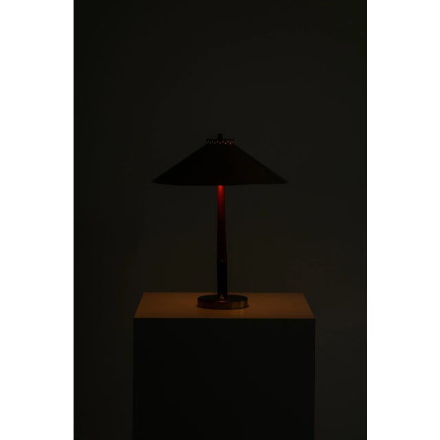 1950s Swedish Table Lamp from Boréns, 1950s For Sale - Image 5 of 9