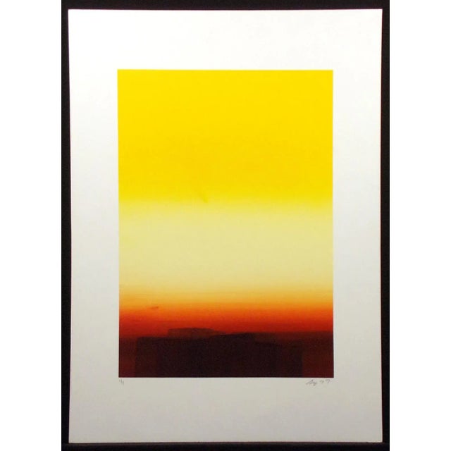 Unframed original monorpint artwork on paper by Kristen Gipson. Hand signed and dated by the artist in pencil. Paper Size:...