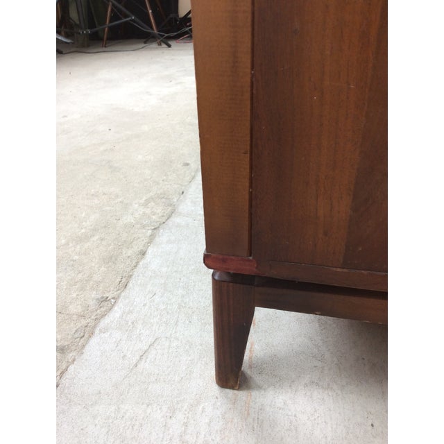 Mid Century Modern Lowboy Dresser With Mounted Mirror by Thomasville For Sale - Image 11 of 18