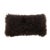 Modern Mongolian Lamb Fur Single Side Pillow in Light Brown For Sale