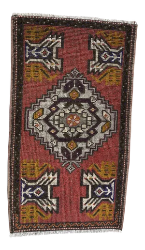 1960s Handmade Anatolian Turkish Rug