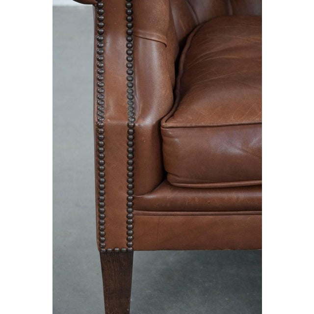 Chesterfield Club Chair in Leather For Sale - Image 11 of 14