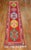 A funky colorful mid-20th century one of a kind Turkish runner woven in central Turkey. The weaver included longer fringes...