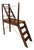 2-Tiered Library Stepladder, 1890s For Sale