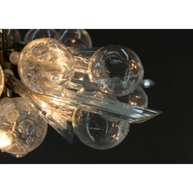 Art and Design Chandelier attributed to Rene Roubicek, 1960s For Sale - Image 13 of 18
