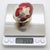 Vintage Italian Handmade Sterling Silver 925 and Red Enameled Egg-Shaped Box, Florence, Italy, 1980s For Sale - Image 10 of 13
