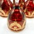Vintage Italian Ruby Red Crystal Wine Goblets with 24k Gold Neoclassical Garlands by Interglass, 1980s, Set of 6 For Sale - Image 16 of 18