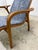 Yngve Ekström Lamino Teak Wood Frame Armchair With Sheepskin Fabric for Swedese For Sale - Image 11 of 17