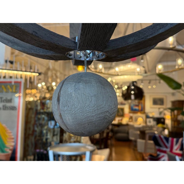 Restoration Hardware Twelve Light Wine Barrel Chandelier For Sale - Image 10 of 16