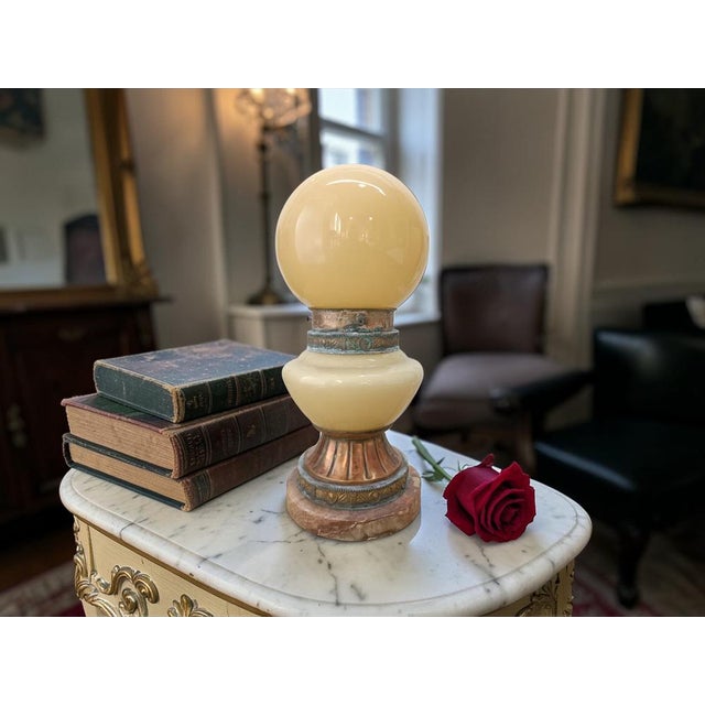 Metal Art Deco Table Lamp, 1920s For Sale - Image 7 of 9