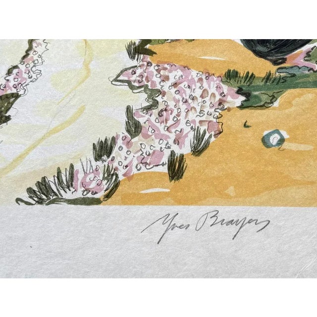 Yves Brayer, Landscape of Provence, Original Lithograph For Sale - Image 5 of 7