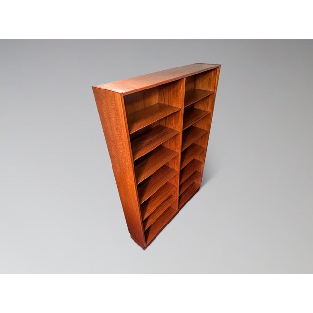 Wood Restored Danish Teak Bookcase by Poul Hundevad For Sale - Image 7 of 18