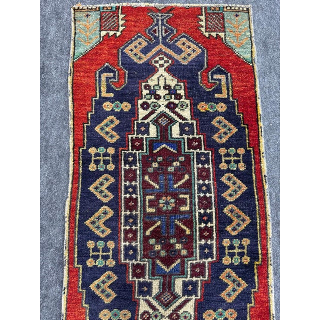 Turkish Yastik Rug 1'5" x 3'1" #23775 Explore a curated collection of hallway runners, wool rugs, and handmade...
