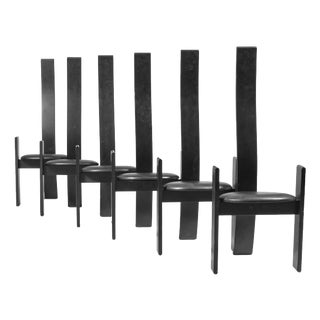 SD51 Golem Chairs by Vico Magistretti for Poggi, Italy, 1968, Set of 6 For Sale