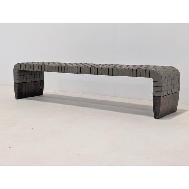 Animal Skin Brera Bench from Poltrona Frau For Sale - Image 7 of 13