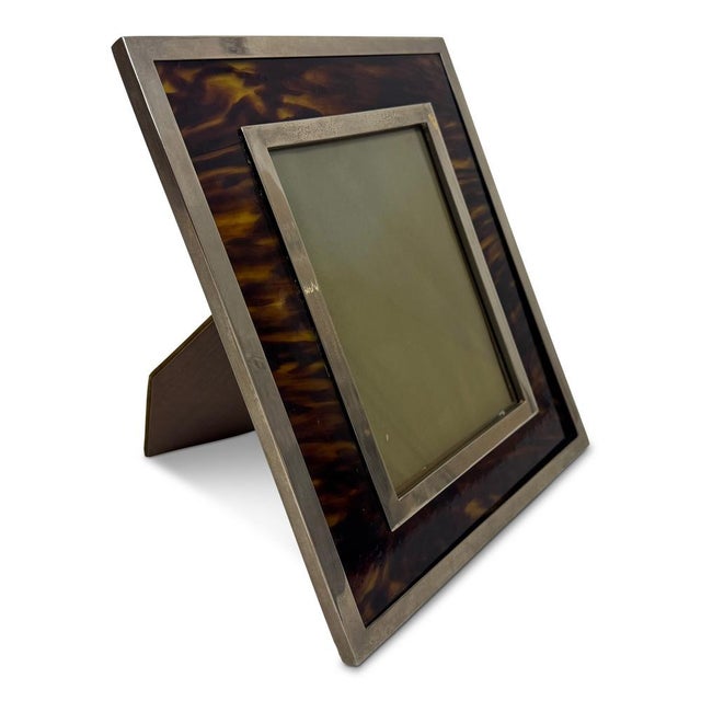 Vintage Italian Photo Frame by Gabriella Crespi, 1970s For Sale - Image 11 of 11