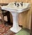 Pedestal Sink in Earthenware For Sale - Image 9 of 11