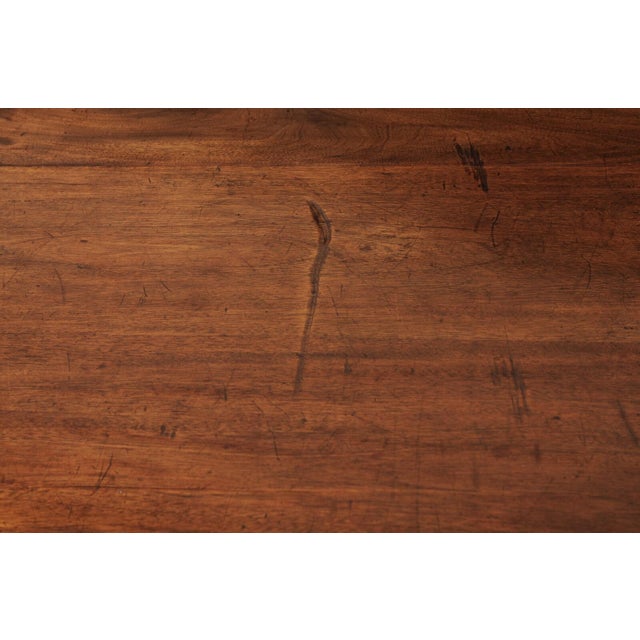 Baroque 18th Century Portuguese Baroque Walnut Carved Console Table For Sale - Image 3 of 12