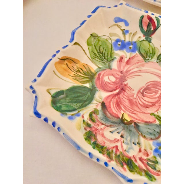 Vintage Italian Majolica Luncheon Plates With Cups Set of 5 Chairish