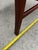 1970s Wooden Accent Chair With Green Plaid Cushion For Sale - Image 10 of 12