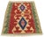 Tribal Vintage Persian Shiraz Kilim Rug - 02'02 X 03'00 For Sale - Image 3 of 9