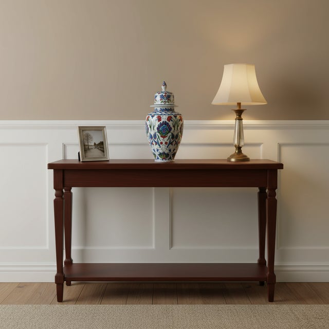 The Royal Garden Jar This Handmade Ceramic Shah Vase brings the symmetry and color of the Imperial Gardens into your home....