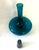 Joel Myers 1966 Mid-Century Modern Joel Philip Myers for Blenko 6615l Peacock Glass Decanter With Stopper For Sale - Image 4 of 11